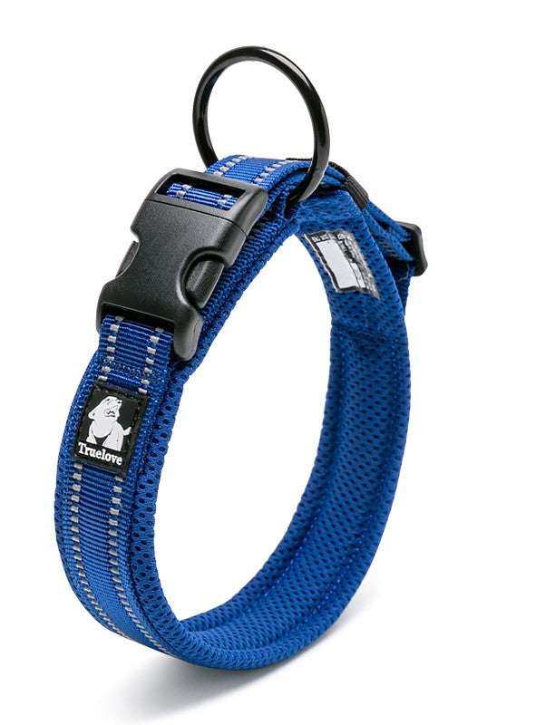 Heavy Duty Reflective Collar Blue L - image1