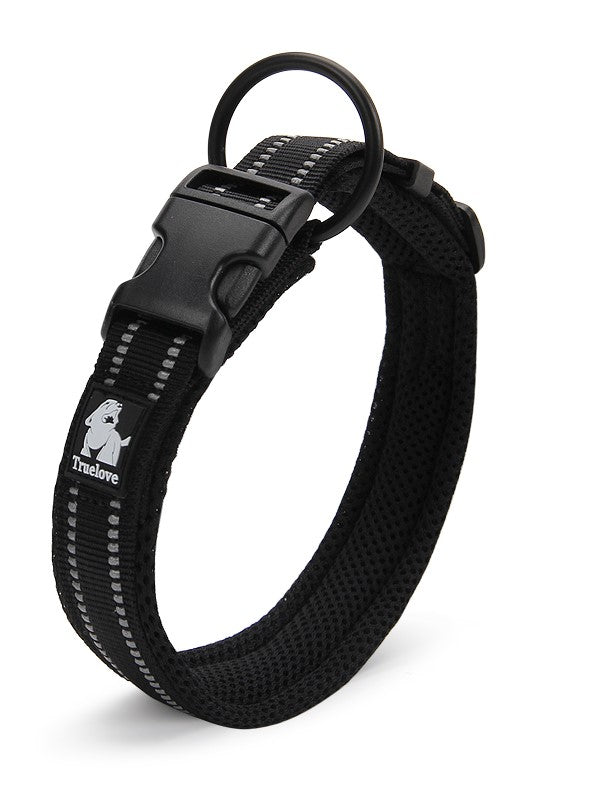 Heavy Duty Reflective Collar Black M - image1