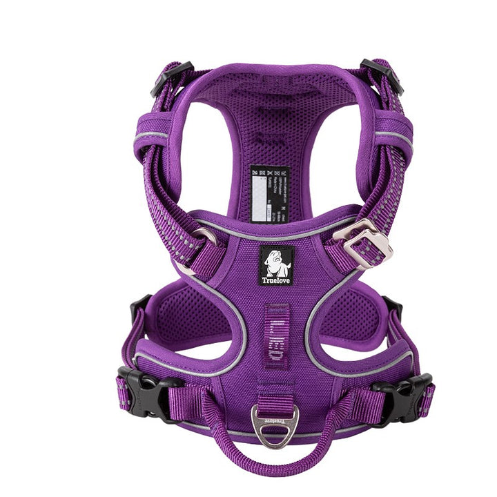 No Pull Harness Purple S - image1