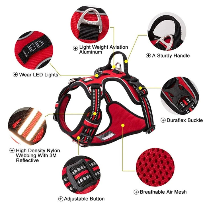 No Pull Harness Red S - image6