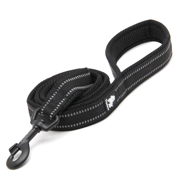 Reflective Pet Leash 2 meters Black XS - image1