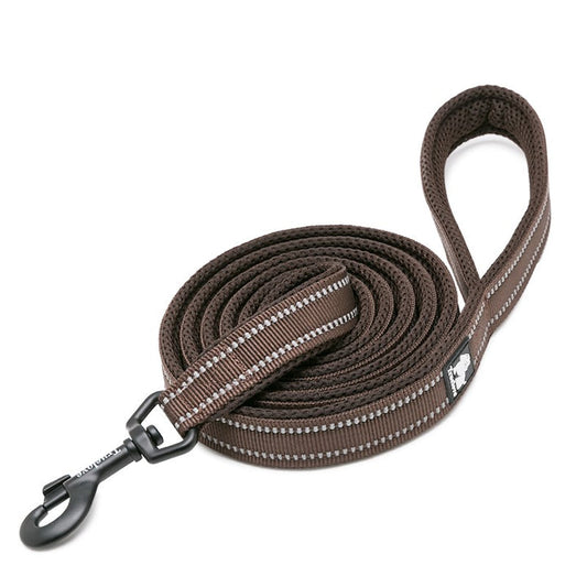 Reflective Pet Leash 2 meters Brown M - image1