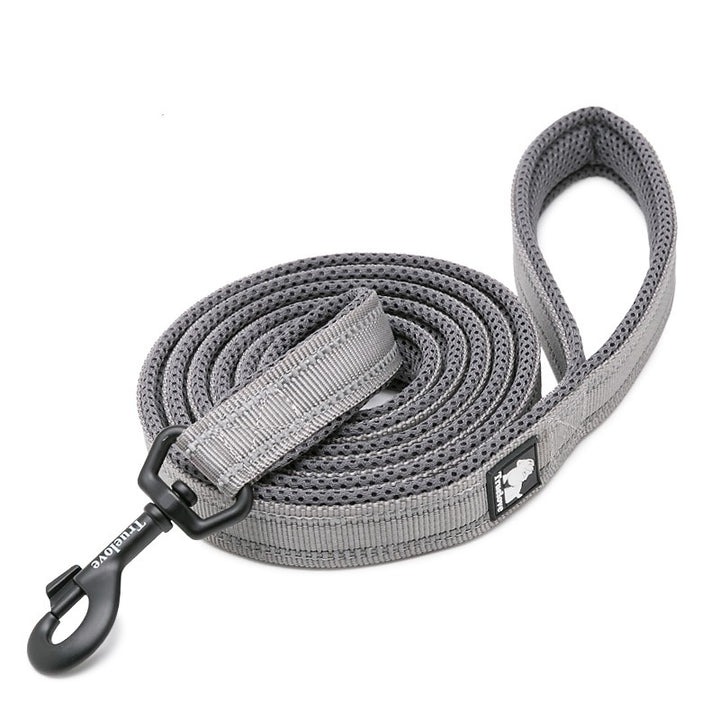 Reflective Pet Leash 2 meters Grey XS - image1