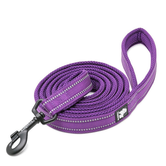 Reflective Pet Leash 2 meters Purple XS - image1