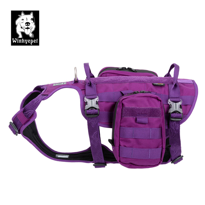 Whinhyepet Military Harness Purple M - image2