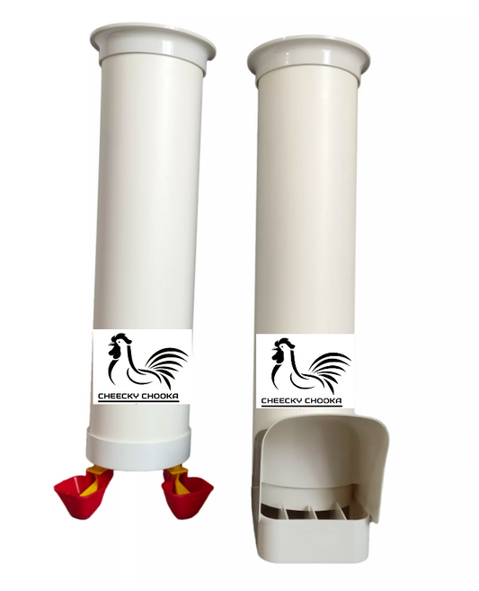 Cheeky Chooka Poultry Feeder & Waterer Set - image1