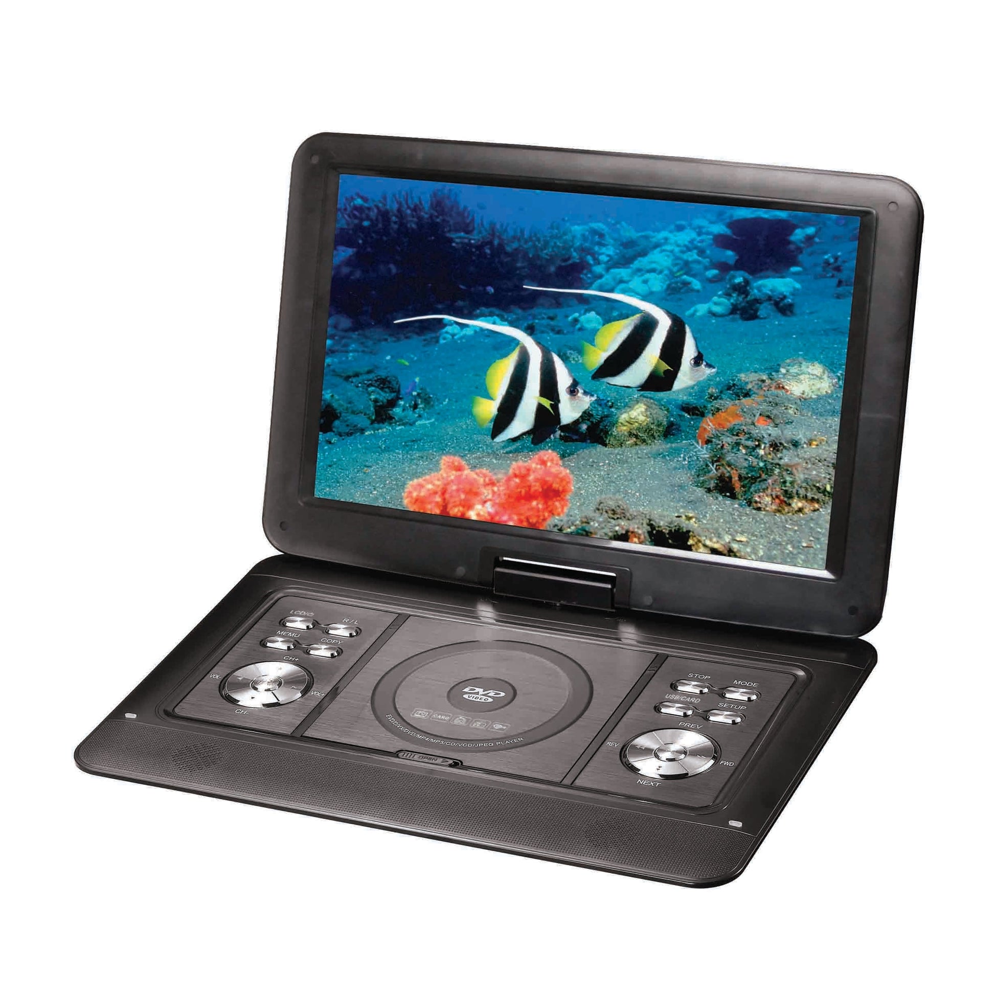 15.4" Swivel Portable DVD Player - image1