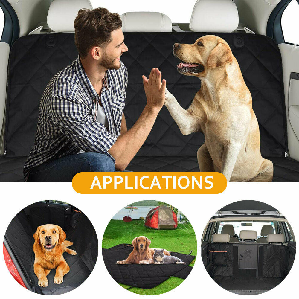 Premium Waterproof Pet Cat Dog Back Car Seat Cover Hammock Nonslip Protector Mat - image10