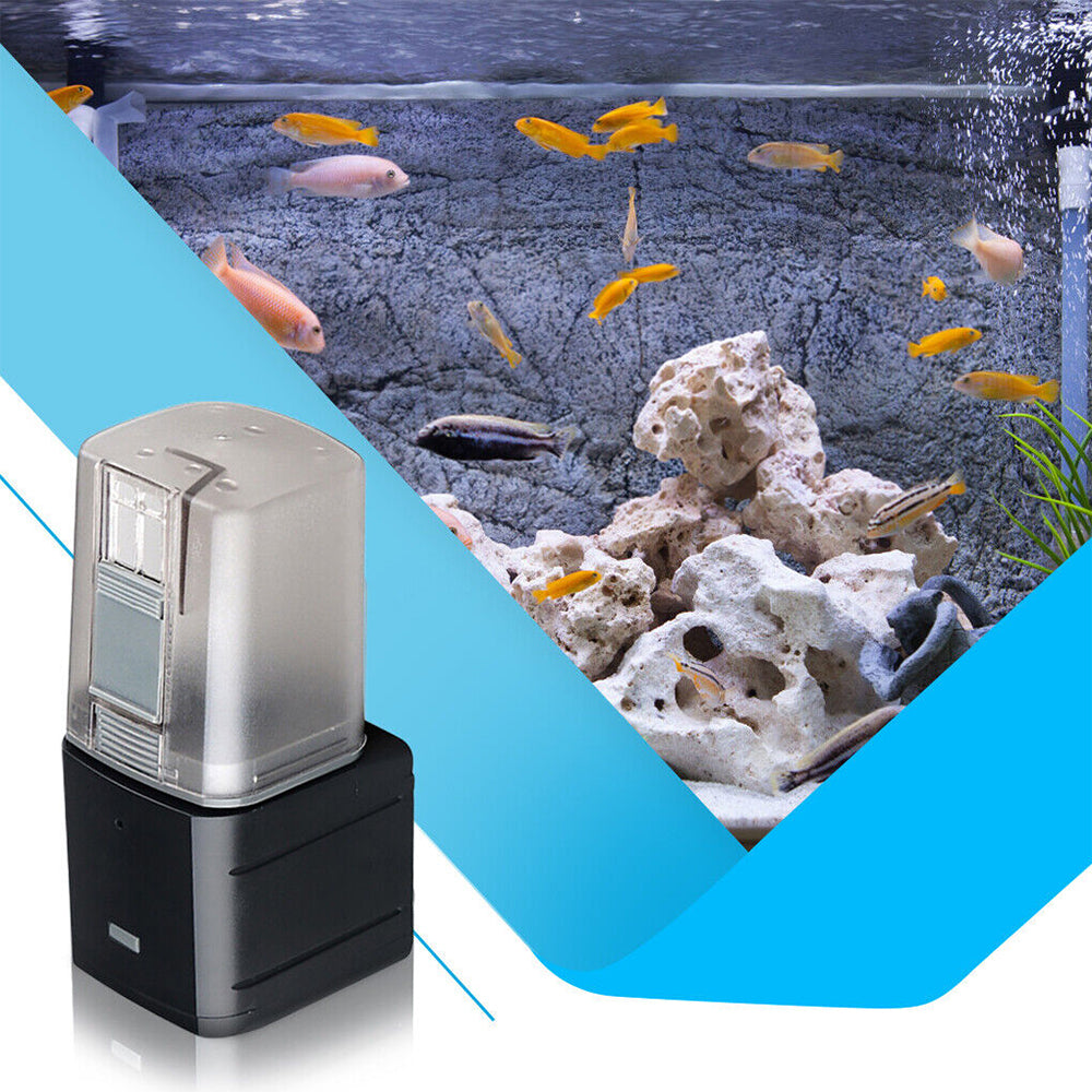 WiFi Automatic Fish Food Feeder Pet Feeding Aquarium Tank Pond Dispenser USB - image8