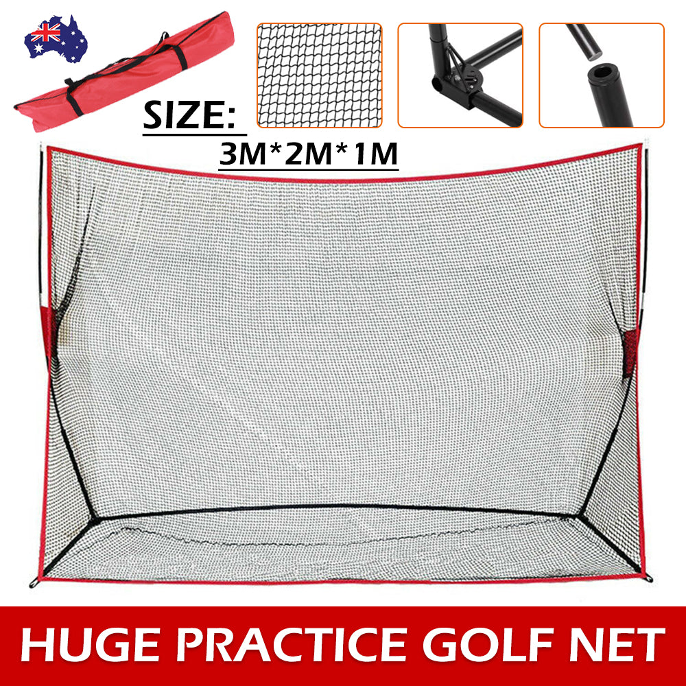 3M Huge Golf Practice Net Portable Hitting Swing Training Net Outdoor +Carry Bag - image10