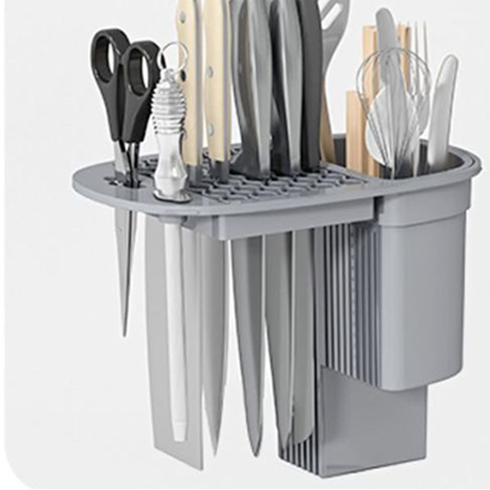 Knife Holder Multifunctional Household Drainage Knife Storage Rack Table Rack - image5