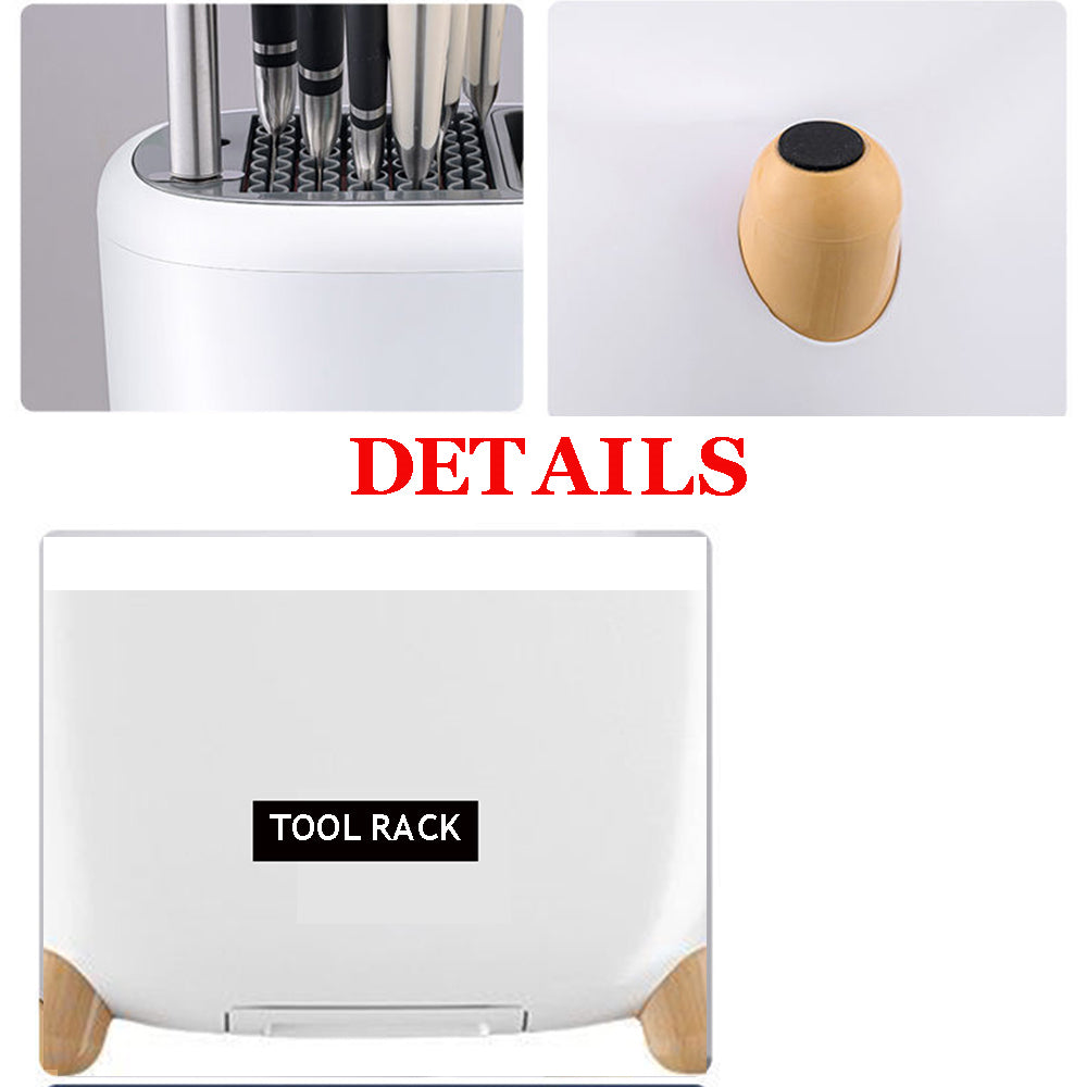 Knife Holder Multifunctional Household Drainage Knife Storage Rack Table Rack - image5