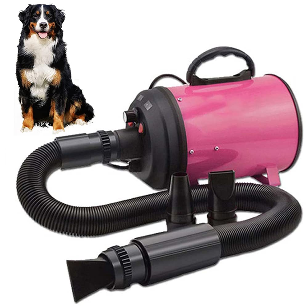 2800W Dog Dryer High Velocity Pet Dog Pet Blow Dryer Adjustable Speed 4 Nozzles - image7