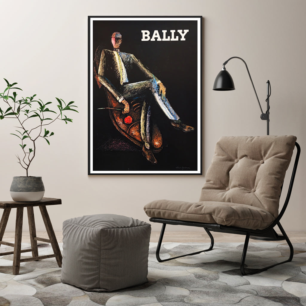 50cmx70cm Bally Man & Woman 2 Sets Black Frame Canvas Wall Art - image4