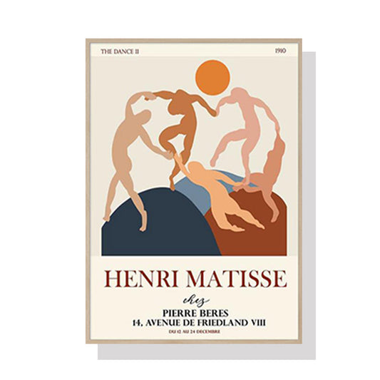 50cmx70cm Dancing by Henri Matisse Wood Frame Canvas Wall Art - image1