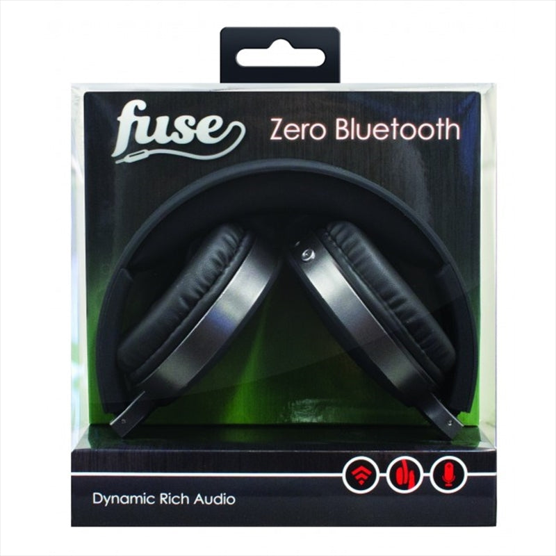 Bluetooth Over Ear Black Headphones - image1