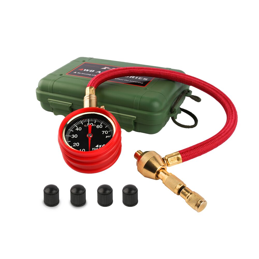 X-BULL Tyre Deflator Tire Air Deflators Rapid With Pressure Gauge Valve Tool 4WD - image1