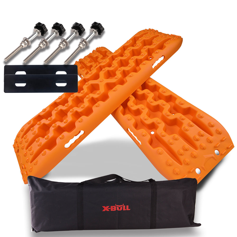 X-BULL Recovery tracks Sand tracks KIT Carry bag mounting pin Sand/Snow/Mud 10T 4WD-Orange Gen3.0 - image1