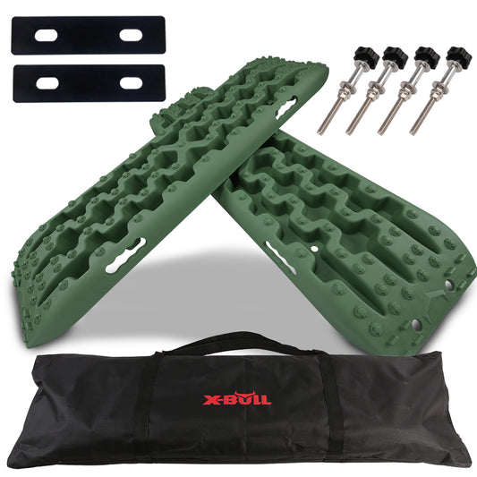 X-BULL Recovery tracks Sand tracks KIT Carry bag mounting pin Sand/Snow/Mud 10T 4WD-OLIVE Gen3.0 - image1