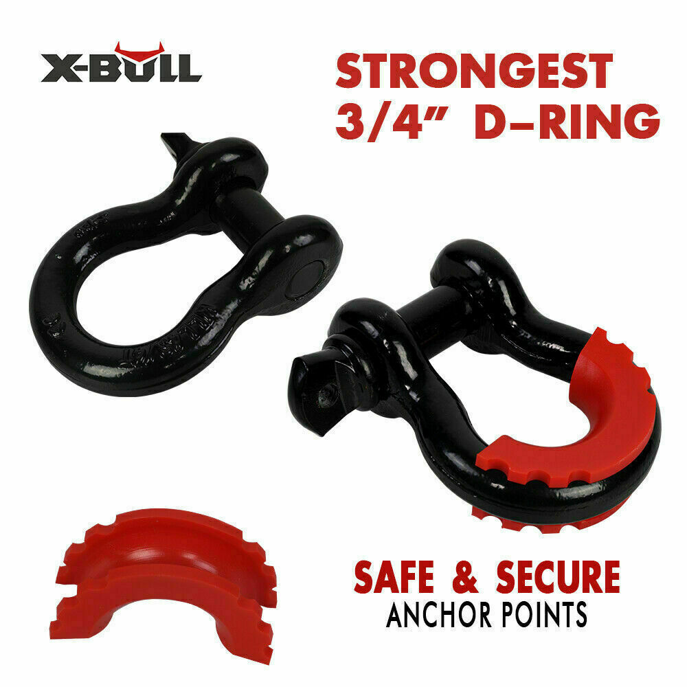 X-BULL Winch Recovery Kit 11PCS 4WD 4x4 Pack Off Road Snatch Strap Essential - image4