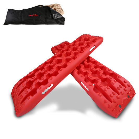 X-BULL Recovery tracks Sand tracks 2pcs 10T Sand / Snow / Mud 4WD Gen 3.0 - Red - image1
