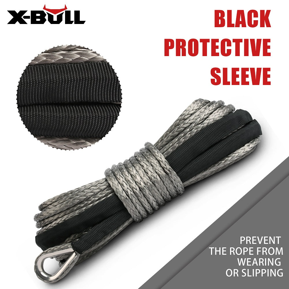 X-BULL Winch Rope 5.5mm x 13m Dyneema Synthetic Rope Tow Recovery Offroad 4wd4x4 - image4