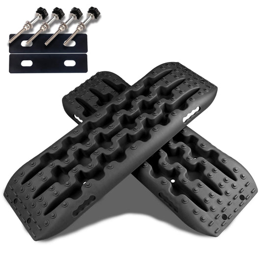 X-BULL Recovery tracks Sand Trucks Offroad With 4PCS Mounting Pins 4WDGen 2.0 - Black - image1