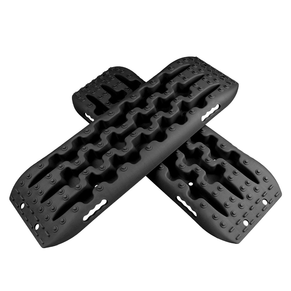 X-BULL Recovery Tracks Sand Track Mud Snow 1 pair Gen 2.0 Accessory 4WD 4X4 - Black - image1