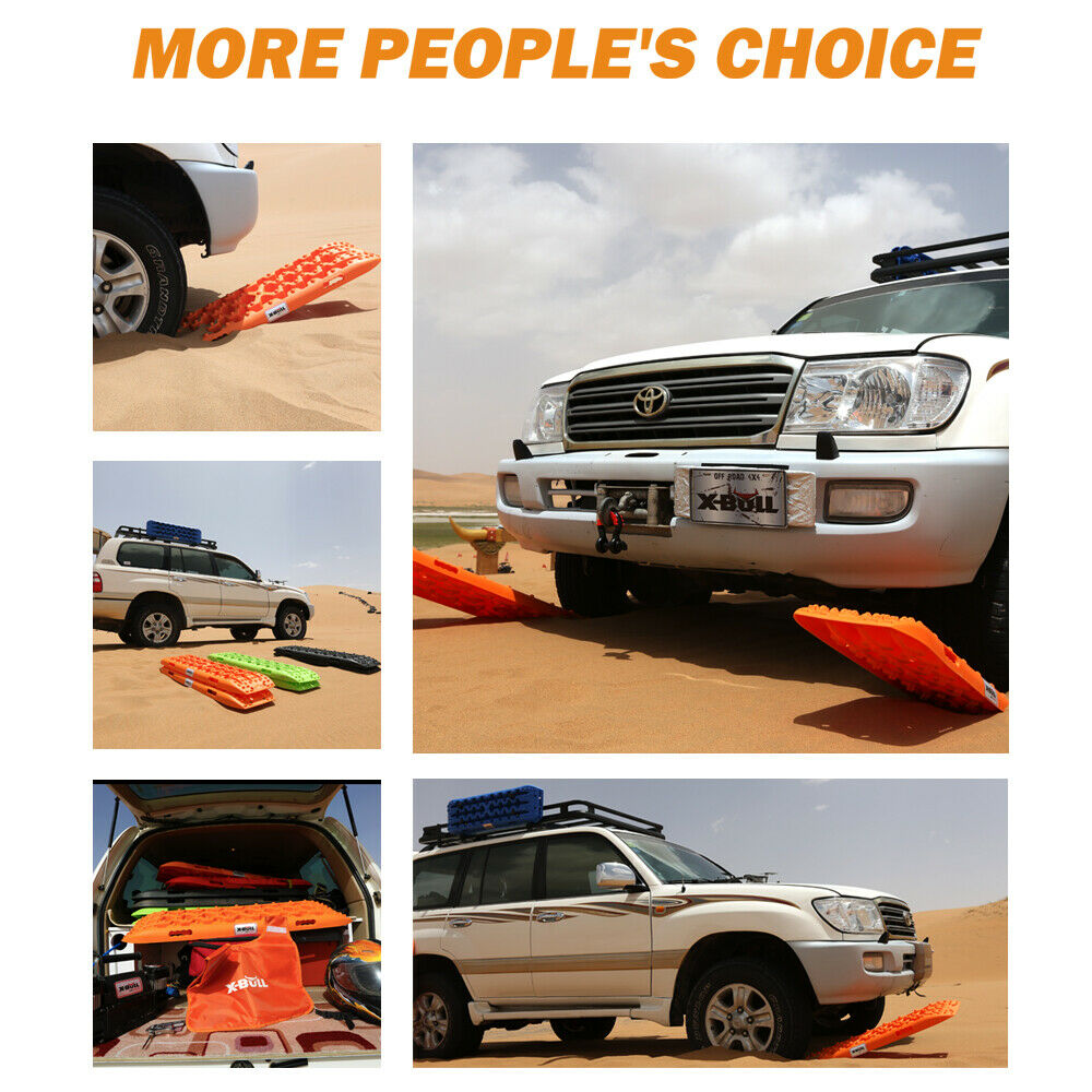 X-BULL Recovery tracks Sand tracks 2pcs Sand / Snow / Mud 10T 4WD Gen 2.0 - Orange - image3