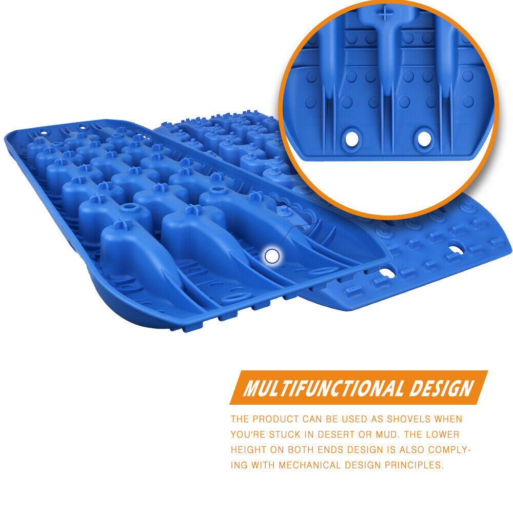 X-BULL Recovery tracks Sand tracks 2 pairs Sand / Snow / Mud 10T 4WD Gen 2.0 - blue - image10