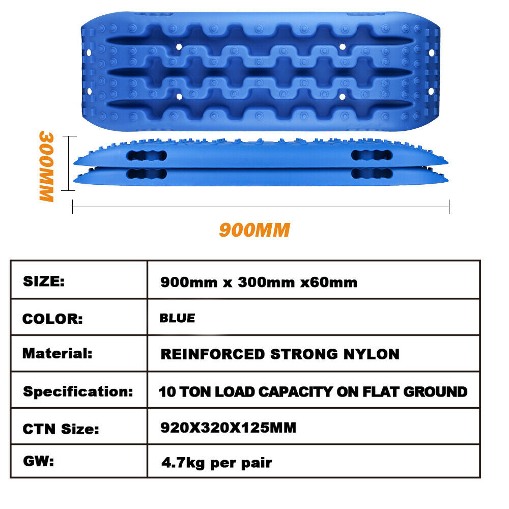 X-BULL Recovery tracks Sand tracks 2pcs Sand / Snow / Mud 10T 4WD Gen 2.0 - blue - image10