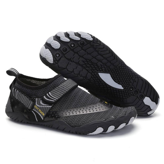 Men Women Water Shoes Barefoot Quick Dry Aqua Sports Shoes - Black Size EU36 = US3.5 - image1