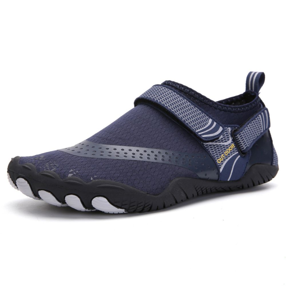 Men Women Water Shoes Barefoot Quick Dry Aqua Sports Shoes - Blue Size EU39 = US6 - image2