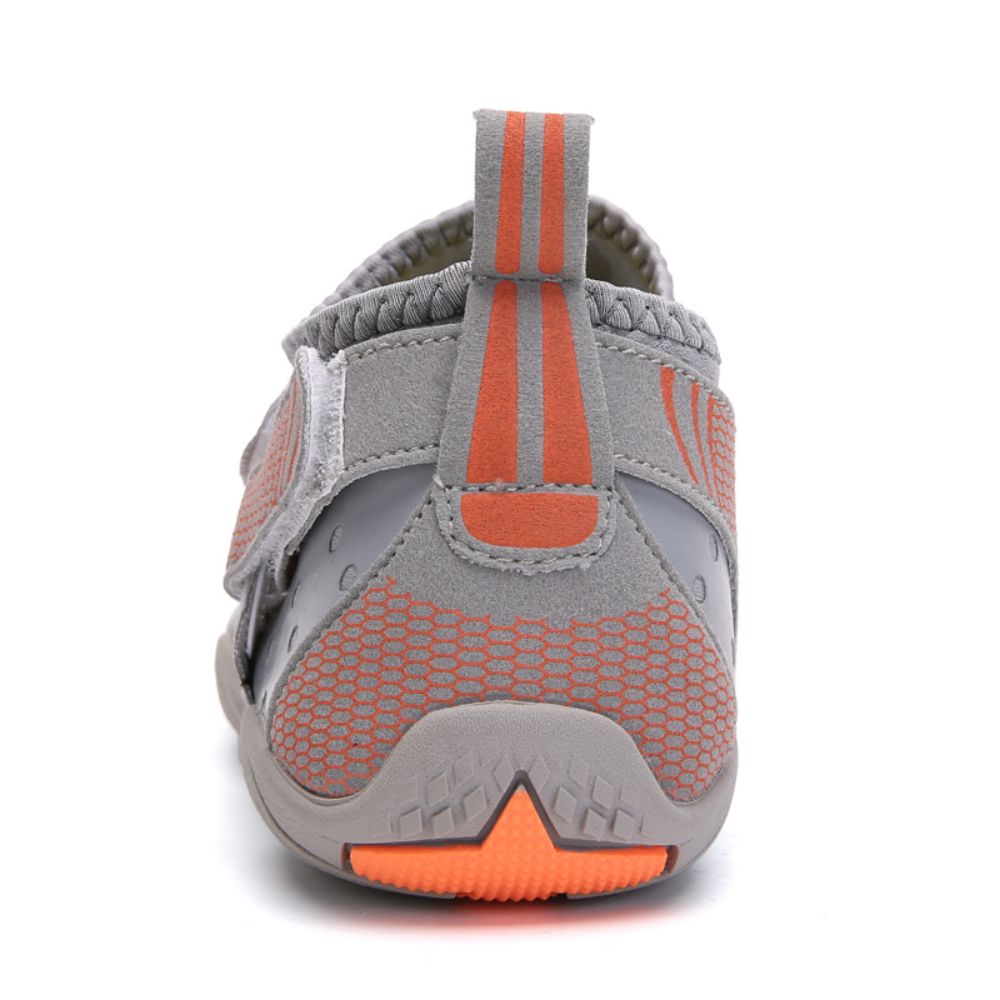 Men Women Water Shoes Barefoot Quick Dry Aqua Sports Shoes - Grey Size EU36=US3.5 - image3