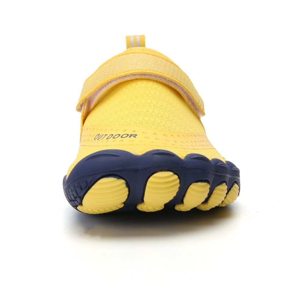 Women Water Shoes Barefoot Quick Dry Aqua Sports Shoes - Yellow Size EU37 = US4 - image3