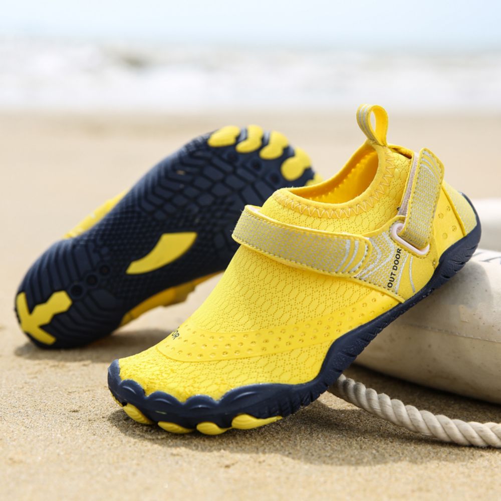 Kids Water Shoes Barefoot Quick Dry Aqua Sports Shoes Boys Girls - Yellow Size Bigkid US4 = EU36 - image6