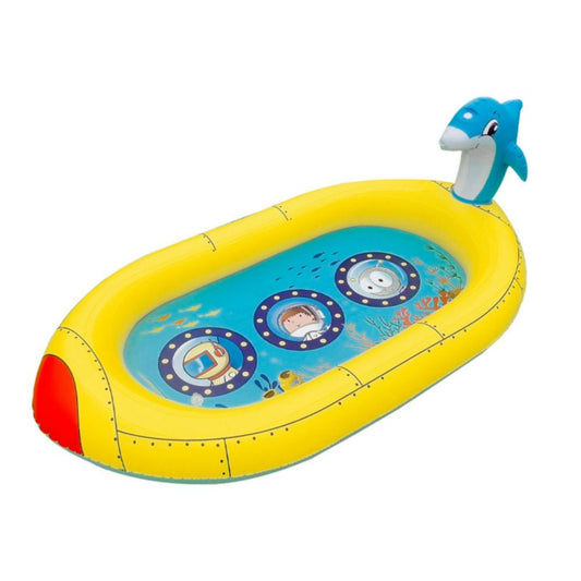 Inflatable Sprinkler Pool for Kids - Submarine - image1