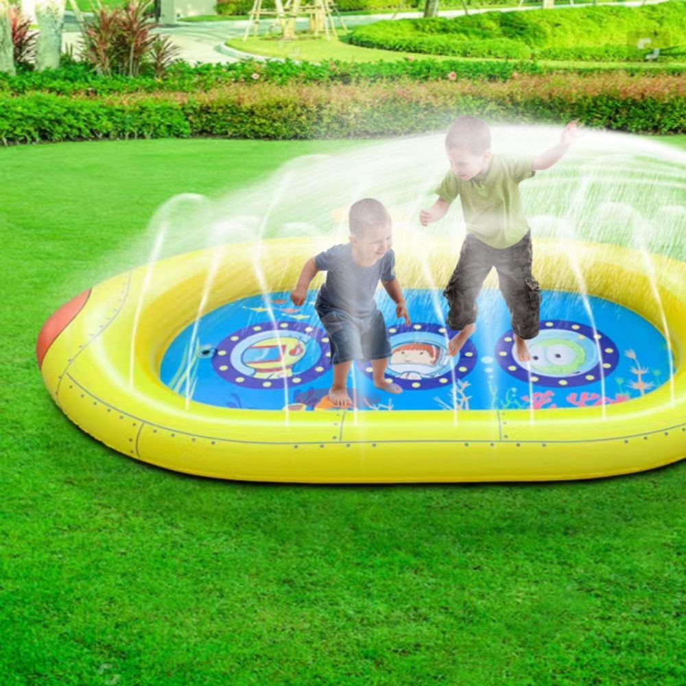 Inflatable Sprinkler Pool for Kids - Submarine - image5