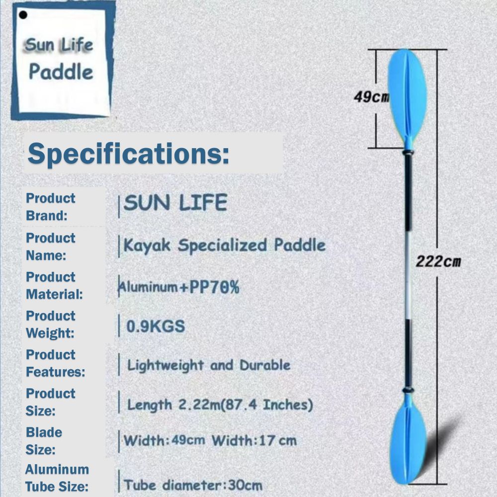 Adjustable Paddles For Kayak SUP Board Watersport - image3