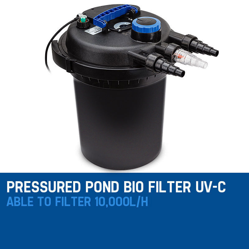 PROTEGE Aquarium External Canister Filter Aqua Fish Tank Pond Water UV Light 10000 L/H - image2