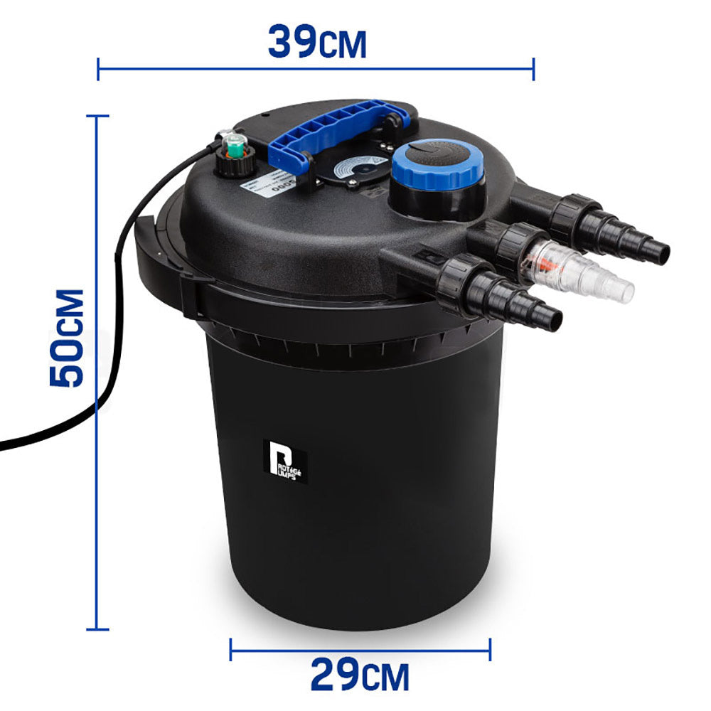 PROTEGE Aquarium External Canister Filter Aqua Fish Tank Pond Water UV Light 10000 L/H - image6