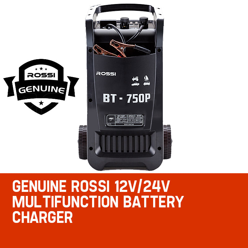 ROSSI Car Battery Charger 750A 12v/24v Jump Starter ATV Boat Truck Tractor - image2