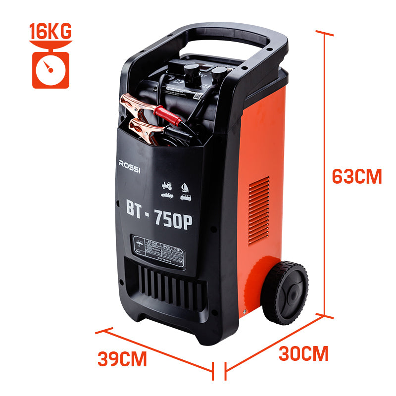 ROSSI Car Battery Charger 750A 12v/24v Jump Starter ATV Boat Truck Tractor - image6