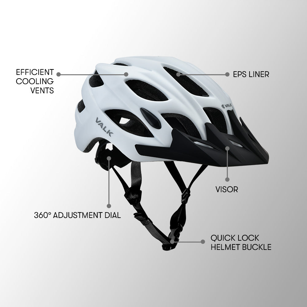 VALK Mountain Bike Helmet Large 58-61cm Bicycle MTB Cycling Safety Accessories - image2