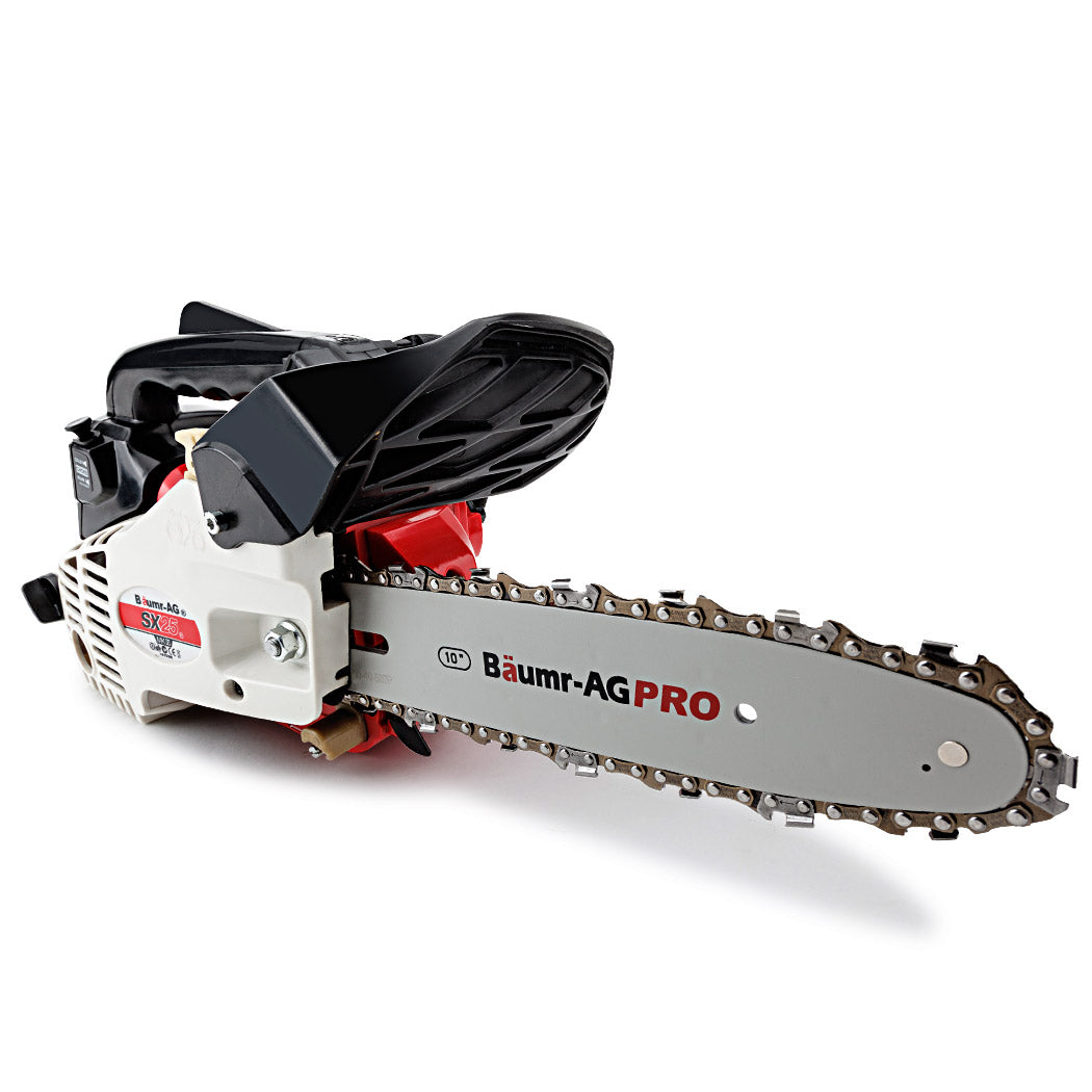 Baumr-AG 25CC Petrol Chainsaw Arborist 10 Bar Tree Pruning Garden Chain Saw - image1