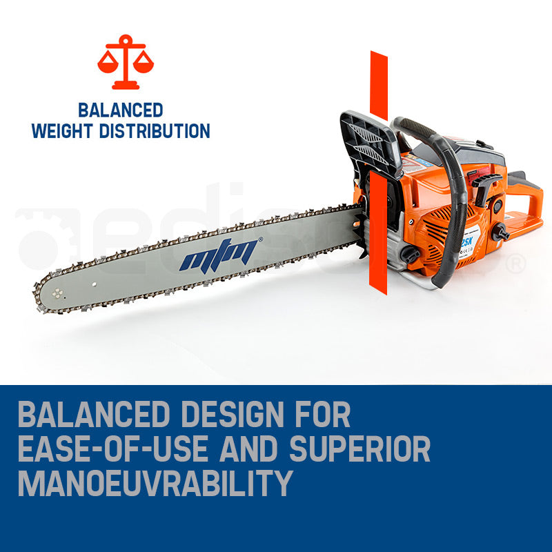 MTM Petrol Commercial Chainsaw 22 Bar Chain Saw E-Start Tree Pruning Top Handle - image4