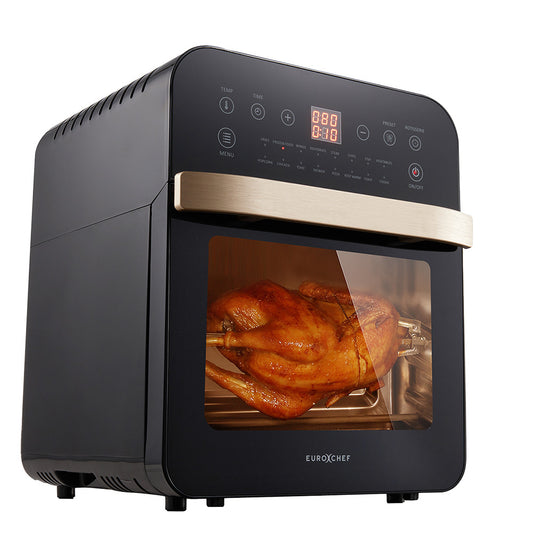 EUROCHEF 16L Air Fryer Electric Digital Airfryer Rotisserie Dry Large Big Cooker - image1