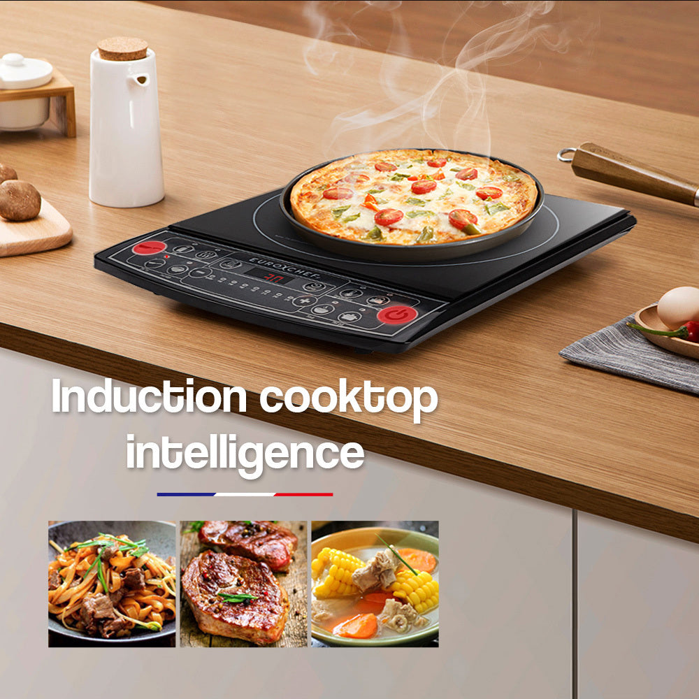 EuroChef Electric Induction Portable Cooktop Ceramic Hot Plate Kitchen Cooker 10AMP - image5