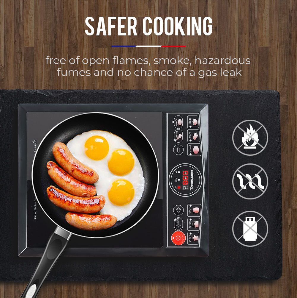 EuroChef Electric Induction Cooktop Portable Kitchen Cooker Ceramic Cook Top - image9