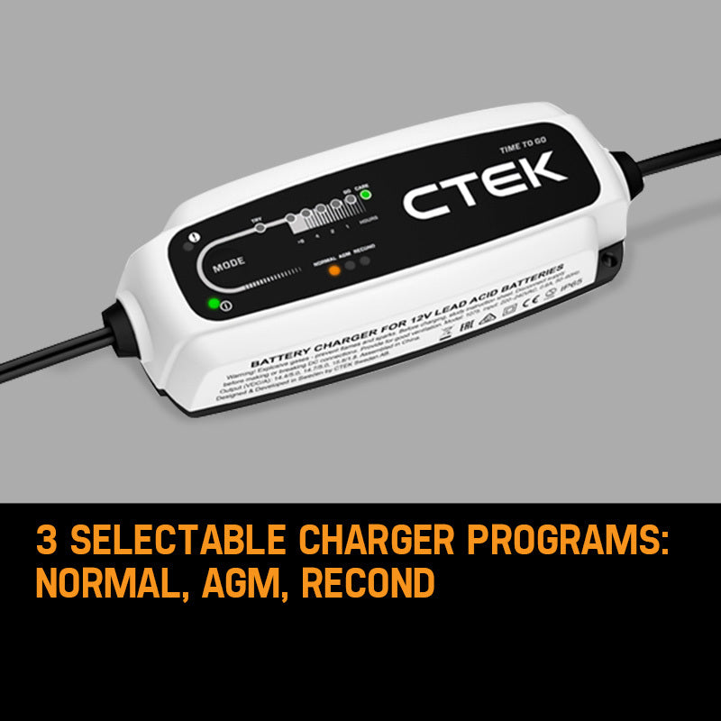 CTEK CT5 TIME TO GO Smart Battery Charger Maintainer Car 4WD Motorcycle 12V 5A - image4